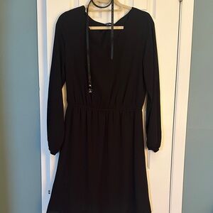 Apt. 9 Classic Black Long Sleeve Dress
